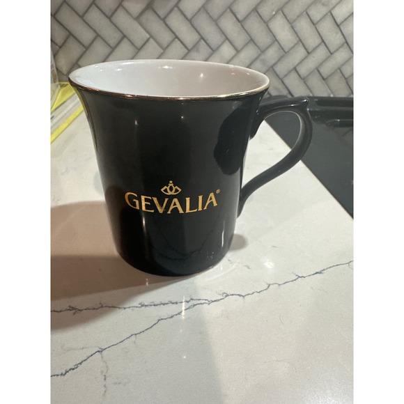 Gevalia Gold Trimmed Coffee Cup - Picture 1 of 4